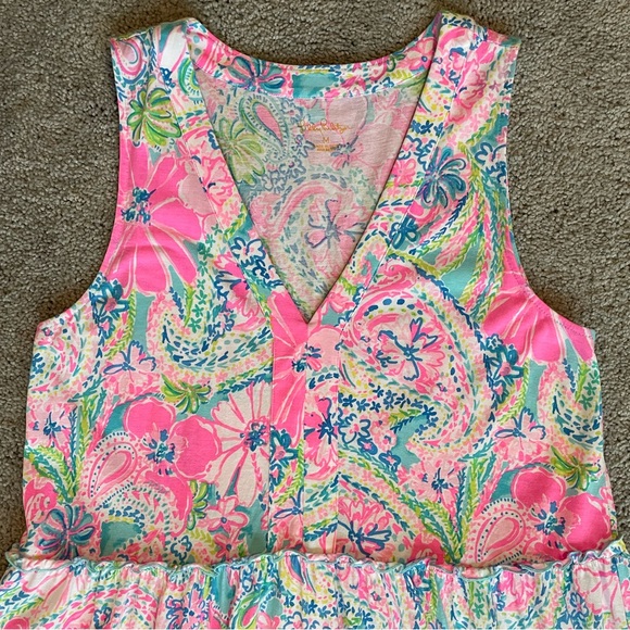 Lilly Pulitzer Lorina Swing Dress in Multi Flock Full of Fun - Picture 7 of 15